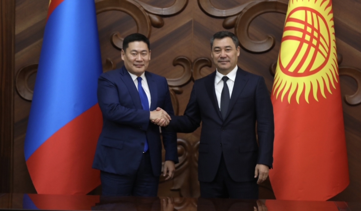 Ерөнхий сайд Л.Оюун-Эрдэнэ Киргиз улсын Ерөнхийлөгч С.Жапаровт бараалхав