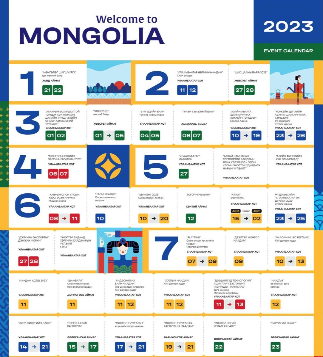“Welcome to Mongolia”: Долоодугаар сар