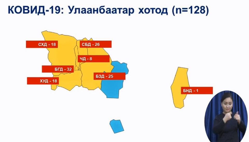 ЭМЯ: Тааван тохиолдол шинээр нэмэгдэж, нийт халдварын тоо 893 боллоо