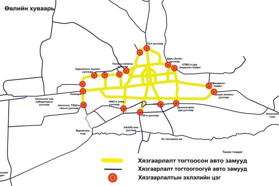 Дугаарын хязгаарлалт өвлийн бүсчлэлд шилжинэ