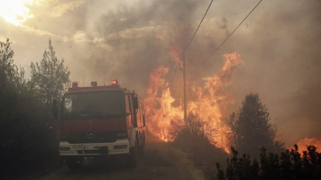 Грект ой хээрийн түймэр гарч, 83 иргэн амиа алдаад байна